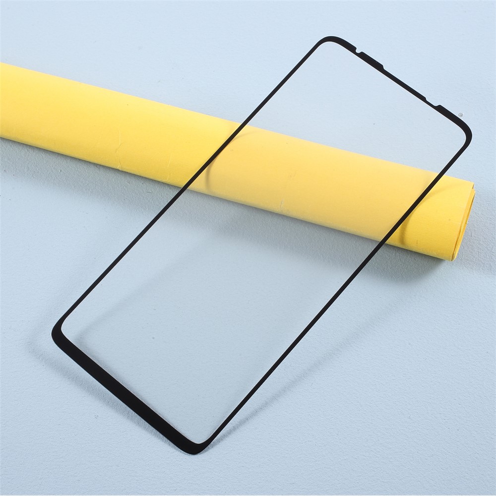 Full Coverage Silk Printing Tempered Glass Screen Guard Film (Full Glue) for Motorola Moto G9 Plus-2