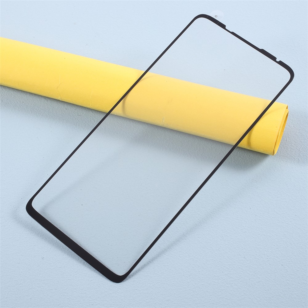 Full Coverage Silk Printing Tempered Glass Screen Guard Film (Full Glue) for Motorola Moto G9 Plus-5
