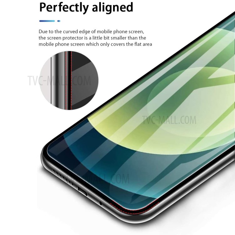 3PCS/Set 0.3mm Arc Edge Tempered Glass Film for iPhone 12 Pro Max Screen Protector-4