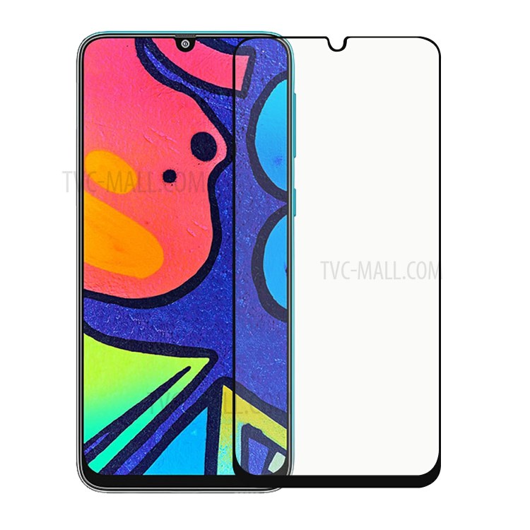 Complete Cover Full Glue Black Edges Tempered Glass Film for Samsung Galaxy F41 Screen Protector-1