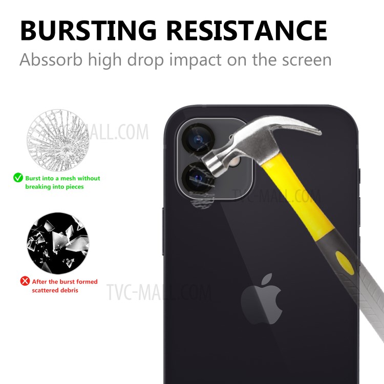 3D Full Covering Anti-scratch HD AGC Glass Camera Lens Protective Film for iPhone 12-2