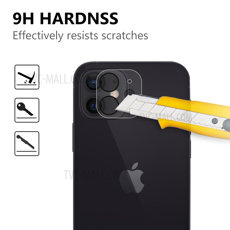 3D Full Covering Anti-scratch HD AGC Glass Camera Lens Protective Film for iPhone 12-3