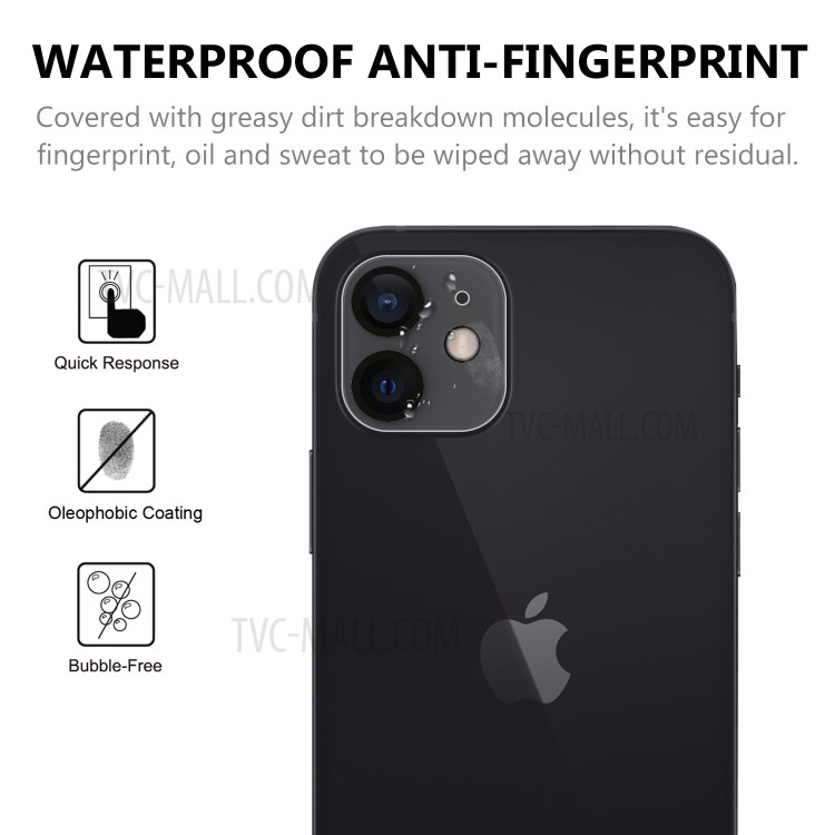 3D Full Covering Anti-scratch HD AGC Glass Camera Lens Protective Film for iPhone 12-4
