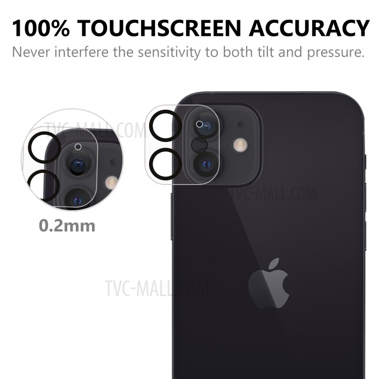 3D Full Covering Anti-scratch HD AGC Glass Camera Lens Protective Film for iPhone 12-6