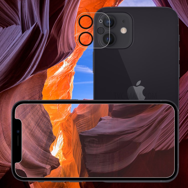 3D Full Covering Anti-scratch HD AGC Glass Camera Lens Protective Film for iPhone 12-7