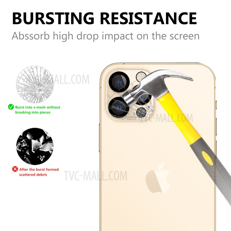 Full Covering Ultra Clear Anti-scratch AGC Glass Camera Lens Protector for iPhone 12 Pro Max-2