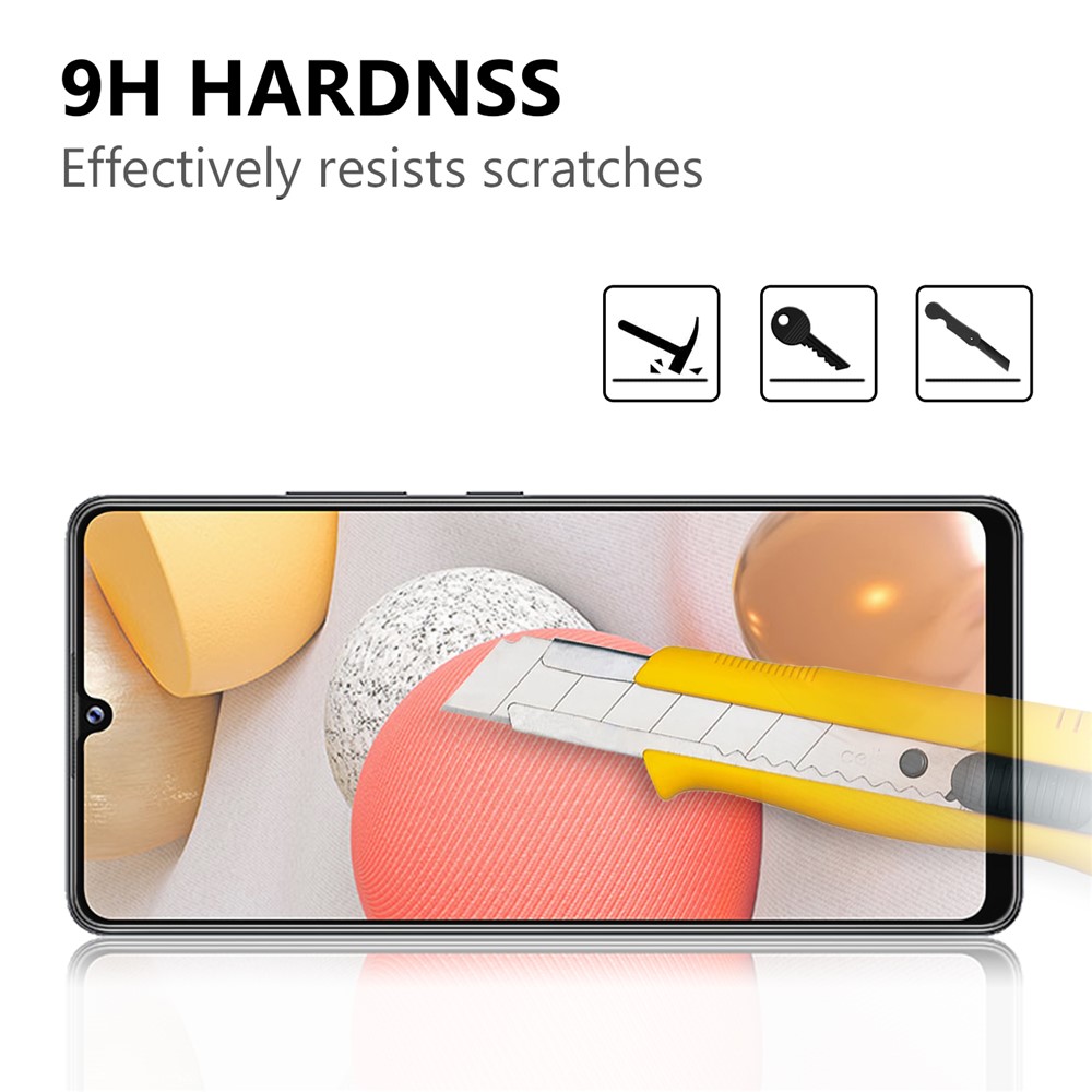 For Samsung Galaxy A42 5G Full Glue Full Cover Tempered Glass Screen Protector with Black Edges-4