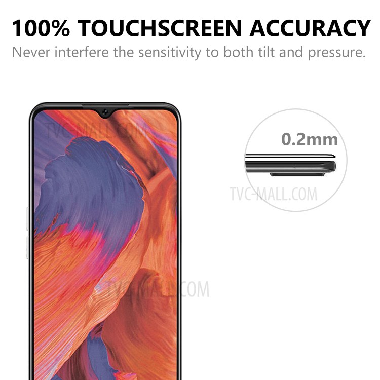Black Edges Full Glue Full Screen Tempered Glass Protector Film for Oppo A73-7