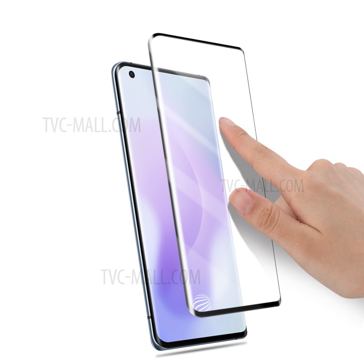 AMORUS Anti-explosion Full Glue Curved Tempered Glass Full Screen Film for vivo X51 5G-4