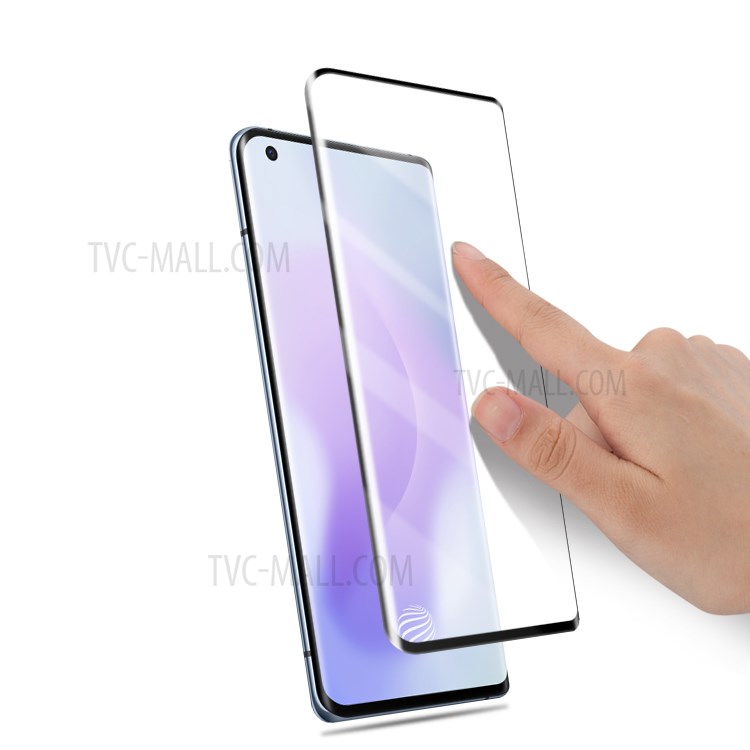 Amorus Anti-explosión Pegamento Completo Curved Vidrio Pantalla Completa Película De Pantalla Completa Para VIVO X51 5G / X50 Pro 5g