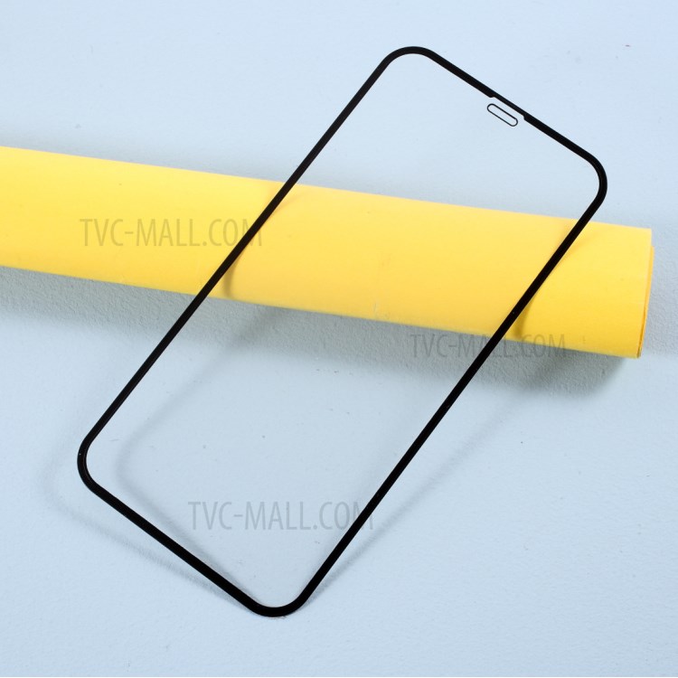 5D Full Covering Full Glue for iPhone 12 mini Cold Carving Silk Printing Tempered Glass Screen Protector-5