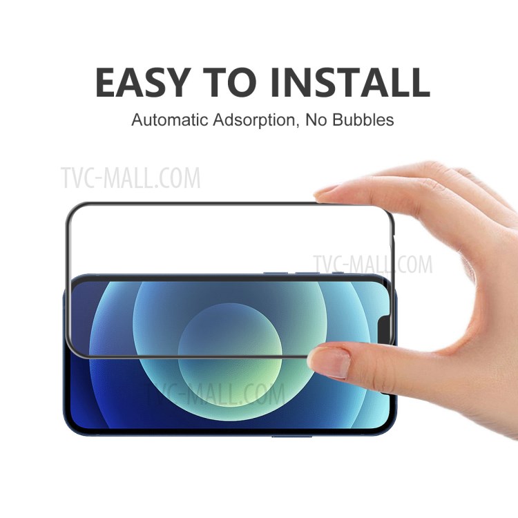 5PCS/Set ENKAY HAT-PRINCE Ultra Clear Anti-Fall Full Glue 0.26mm 9H 2.5D Complete Covering Tempered Glass Screen Protector for iPhone 12 mini-5