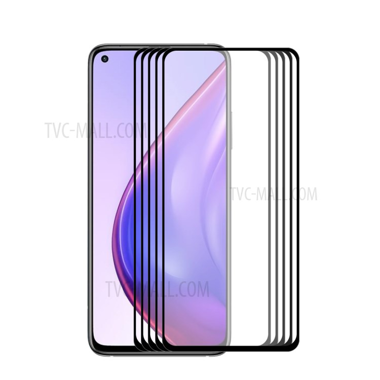 5 Teile / Satz Enkay Hat-Prince 0.26mm 9h 2.5D Vollbild Vollkleber Ultra Klargerechnet Glasplatte Für Xiaomi MI 10T 5G / MI 10T PRO 5G / MI 10T Lite 5g-1