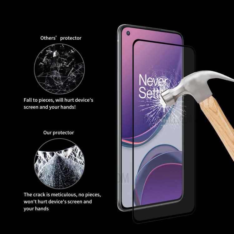 5PCS/Set ENKAY HAT-PRINCE 0.26mm 9H 2.5D Full Screen Full Glue Tempered Glass Screen Protector for OnePlus 8T/8T Plus 5G-7