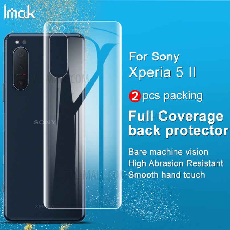 IMAK 2Pcs/Set Hydrogel Film III Full Coverage Back Protector Films for Sony Xperia 5 II-6