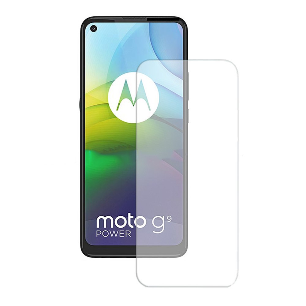 0.3mm Arc Edge Tempered Glass Screen Protector Film for Motorola Moto G9 Power-1