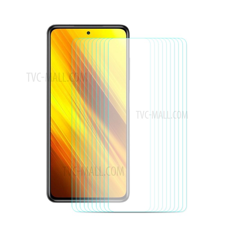 Enkay 10PCS / SET 9H 2.5D 0.26mm Protetores De Tela De Vidro Temperado Para Xiaomi Poco X3 / Poco X3 Nfc.-1