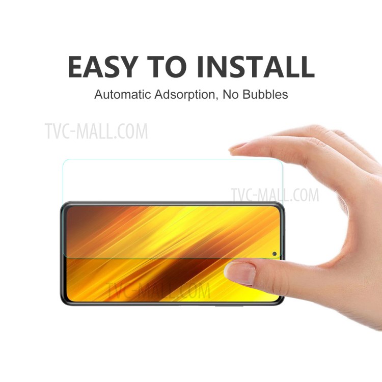 Enkay 10PCS / SET 9H 2.5D 0.26mm Protetores De Tela De Vidro Temperado Para Xiaomi Poco X3 / Poco X3 Nfc.-6
