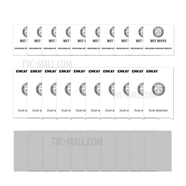 Enkay 10PCS / SET 9H 2.5D 0.26mm Protetores De Tela De Vidro Temperado Para Xiaomi Poco X3 / Poco X3 Nfc.-7
