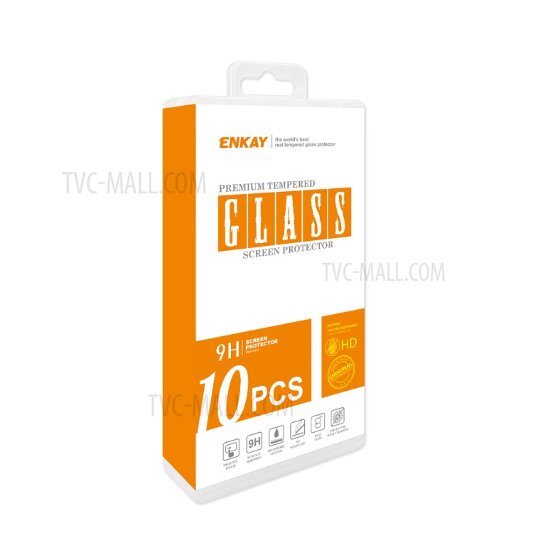 Enkay 10PCS / SET 9H 2.5D 0.26mm Protetores De Tela De Vidro Temperado Para Xiaomi Poco X3 / Poco X3 Nfc.-9