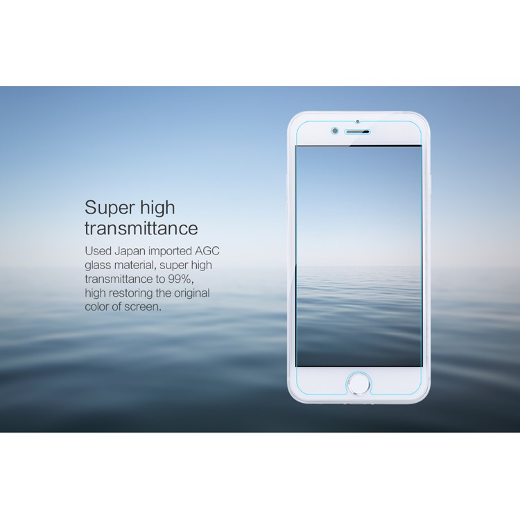 NILLKIN Incrível H Para Iphone 8/7 4.7 Protetor De Proteção De Tela De Vidro Temperado 9H 0.33mm-6