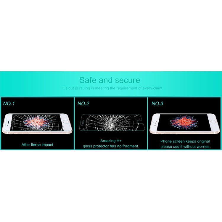 NILLKIN incrível H+ Filme de tela de vidro temperado Nanometer para iPhone 8/7 4.7-8