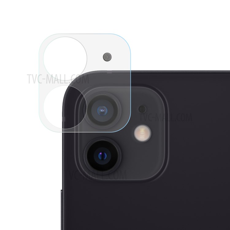 RURIHAI 0.3mm 3D Anti-dust Full Coverage Tempered Glass Camera Lens Film for iPhone 12-1