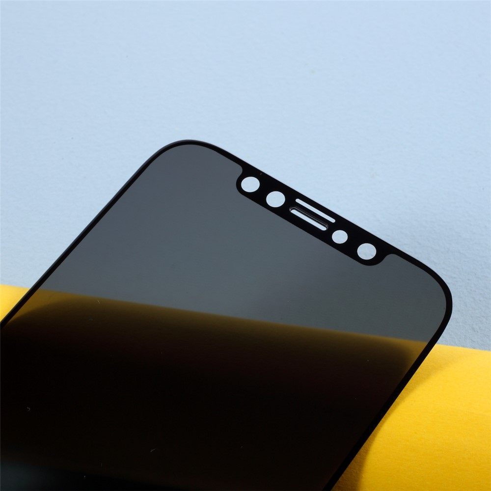 RURIHAI 0.26mm 360° Anti-spy Full Screen Tempered Glass Film (Full Glue) for iPhone 12 / 12 Pro-5