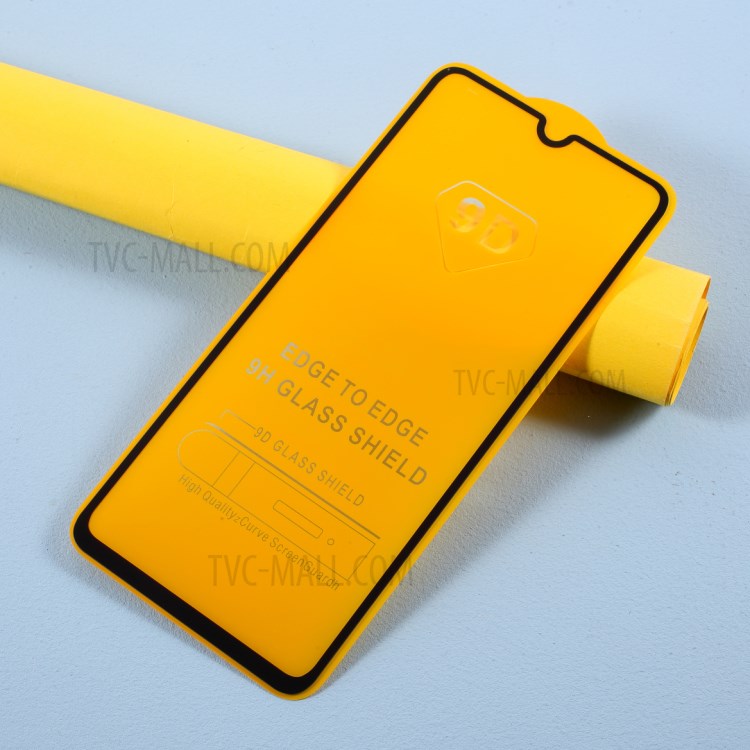 9D Silk Print Full Screen Secondary Hardening Tempered Glass Protective Film (Full Glue) for Samsung Galaxy A42 5G-6
