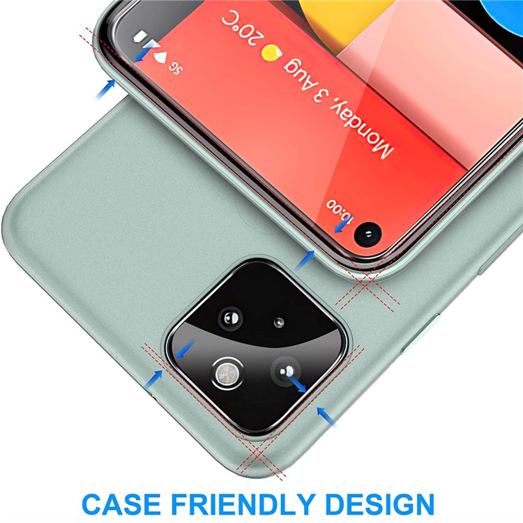 2.5D 9H Arc Edge for Google Pixel 5 Tempered Glass Screen Protector + Camera Lens Film-5
