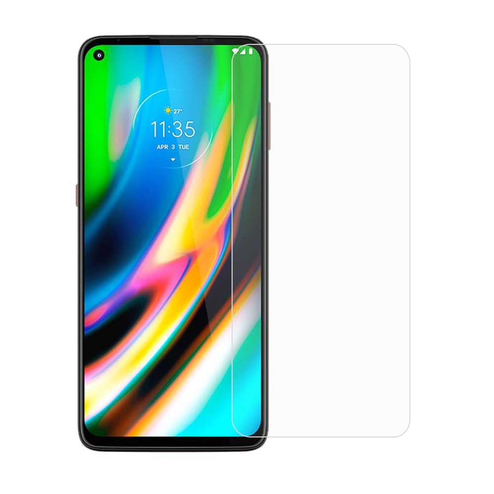 2,5d Arco Borda De Boa Qualidade Protetor De Tela De Vidro Temperado Para Motorola Moto G9 Plus-1