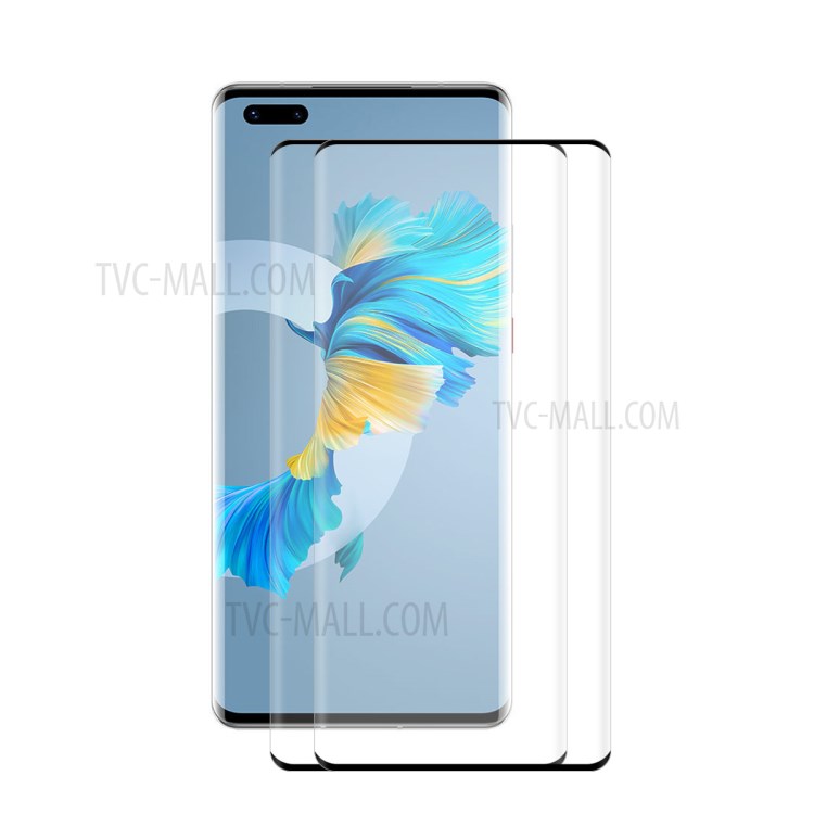 Enkay Hat-Prince 2pcs 0.26mm 9h 2.5d Bogen Rand Tempered Glass Film Für Huawei Mate 40 Pro / 40 Pro Plus / 40 RS Porsche Design-1
