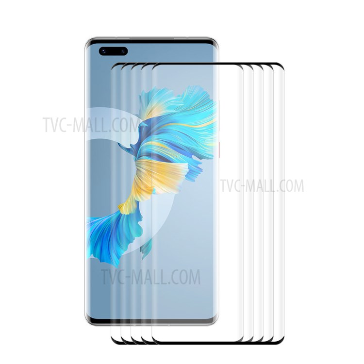 Enkay Hat-Prince 5pcs 0.26mm 9H 3D ARC Rand Tempered Gla Screen Protector Für Huawei Mate 40 Pro / 40 Pro Plus / 40 RS Porsche Design-1