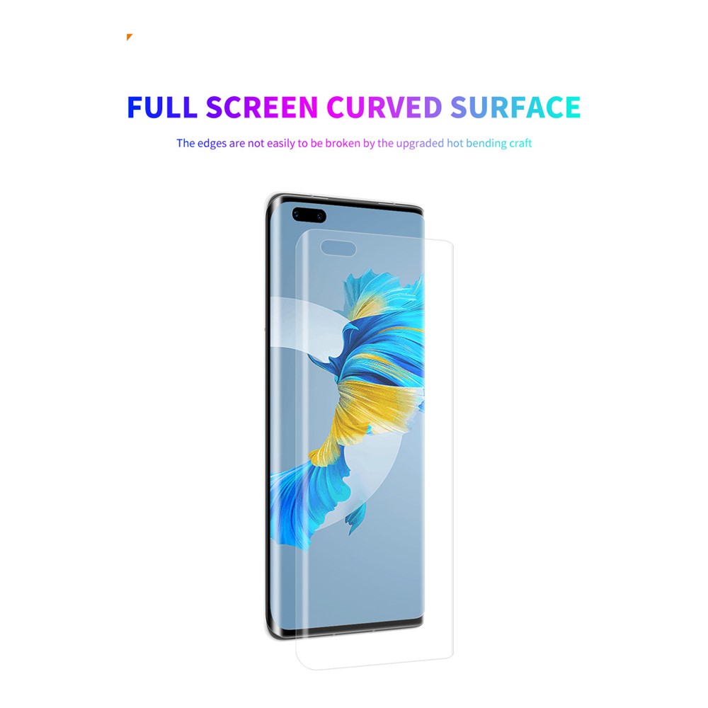 Enkay Hat Prince 3D ARC Rand Full Deckt Gehärtetes Glas Screen Film Für Huawei Mate 40 Pro / Mate 40 Pro Plus / Mate 40 RS Porsche Design-2