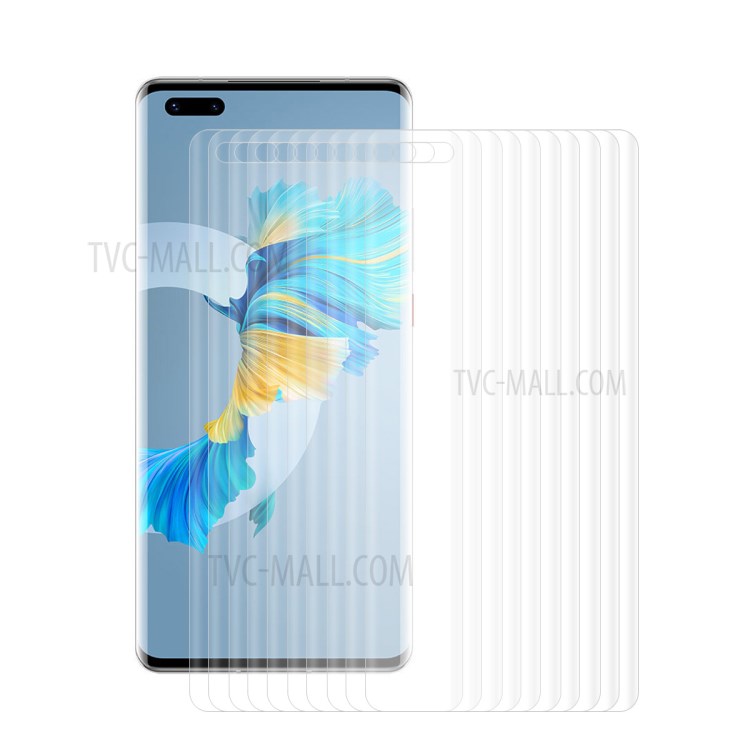 ENKAY HAT PRINCE 3D ARC Rand Full Deckung 10 PCs / Sets Temperiertes Glas Screen Film Für Huawei Mate 40 Pro Plus / Mate 40 Pro / Mate 40 RS Porsche Design-1