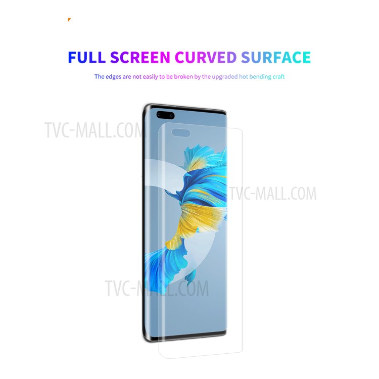 ENKAY HAT PRINCE 3D ARC Rand Full Deckung 10 PCs / Sets Temperiertes Glas Screen Film Für Huawei Mate 40 Pro Plus / Mate 40 Pro / Mate 40 RS Porsche Design-2