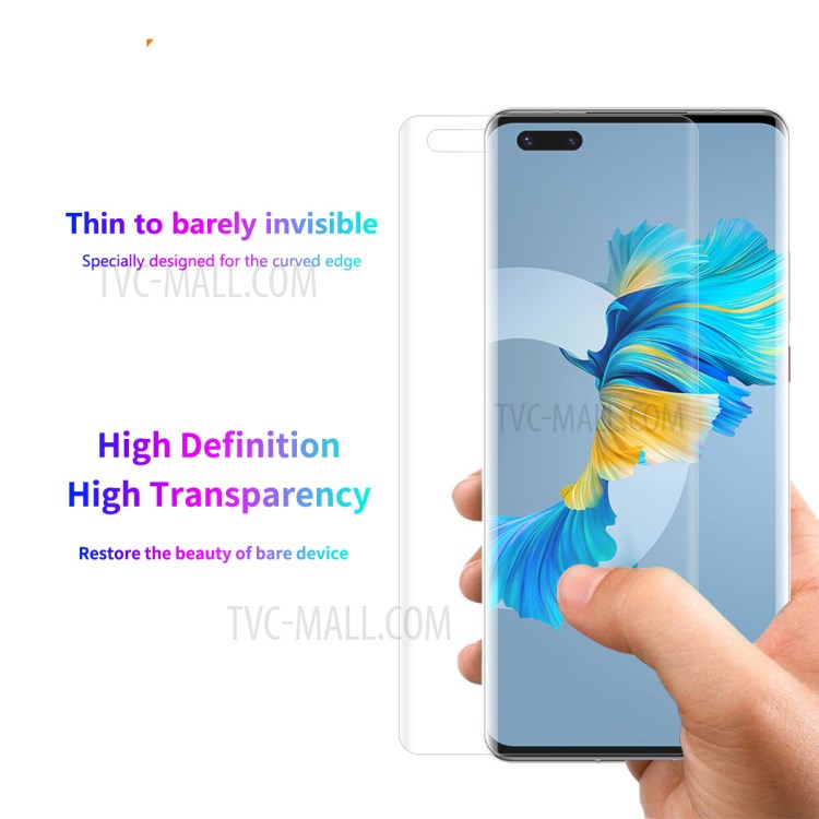 ENKAY HAT PRINCE 3D ARC Rand Full Deckung 10 PCs / Sets Temperiertes Glas Screen Film Für Huawei Mate 40 Pro Plus / Mate 40 Pro / Mate 40 RS Porsche Design-3