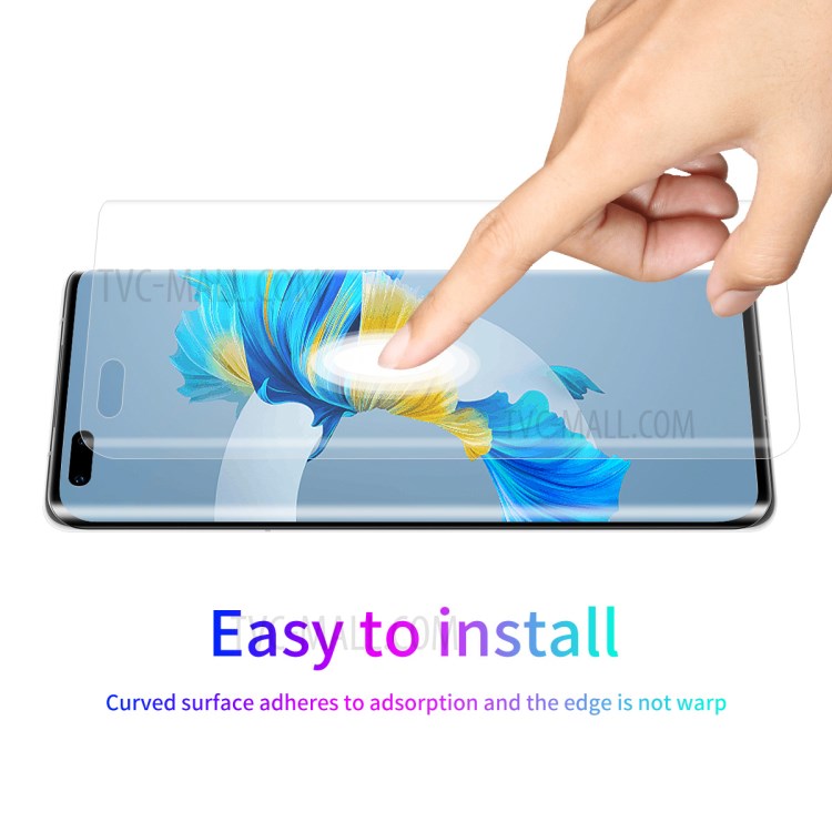ENKAY HAT PRINCE 3D ARC Rand Full Deckung 10 PCs / Sets Temperiertes Glas Screen Film Für Huawei Mate 40 Pro Plus / Mate 40 Pro / Mate 40 RS Porsche Design-5