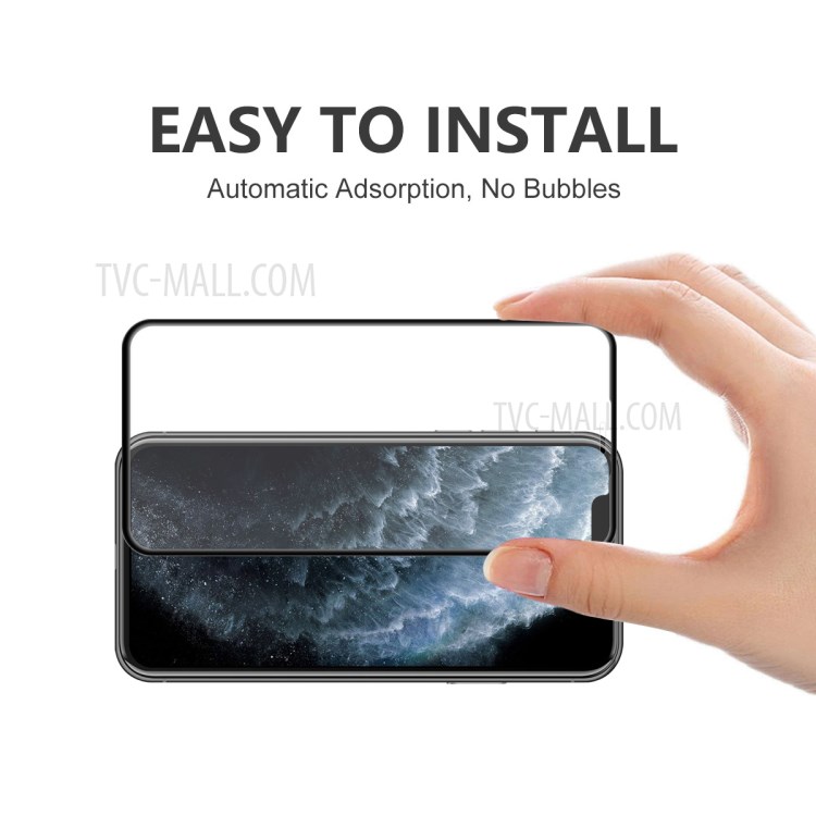 ENKAY Hat-Prince 2Pcs/Set Arc Edge Tempered Glass Screen Film for iPhone 11 Pro/iPhone XS/iPhone X-4