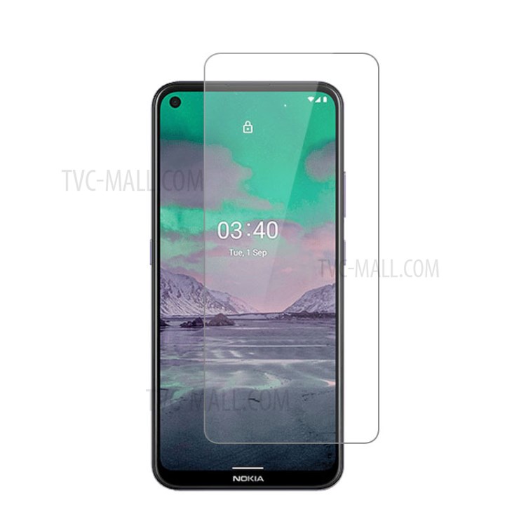 LUANKE Ultra Clear Full Glue Tempered Glass Screen Guard Film for Nokia 3.4-1