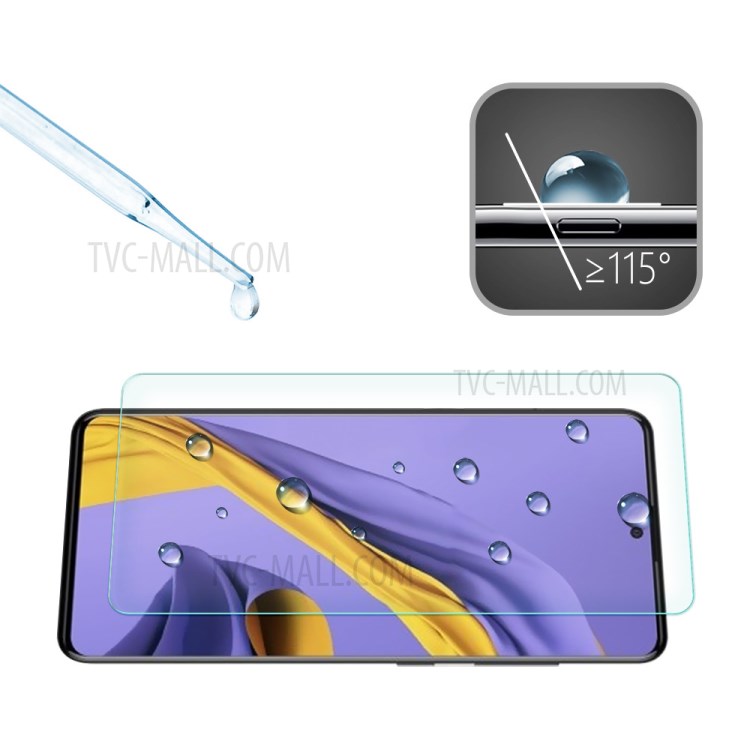 LUANKE Ultra Clear Full Glue Tempered Glass Screen Film for Samsung Galaxy A71 SM-A715-2