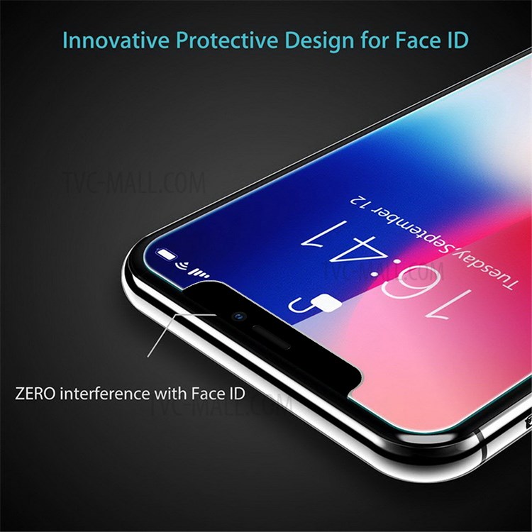 LUANKE Ultra Clear Full Glue Arc Edge Tempered Glass Screen Guard Film for iPhone 12 Pro Max-6