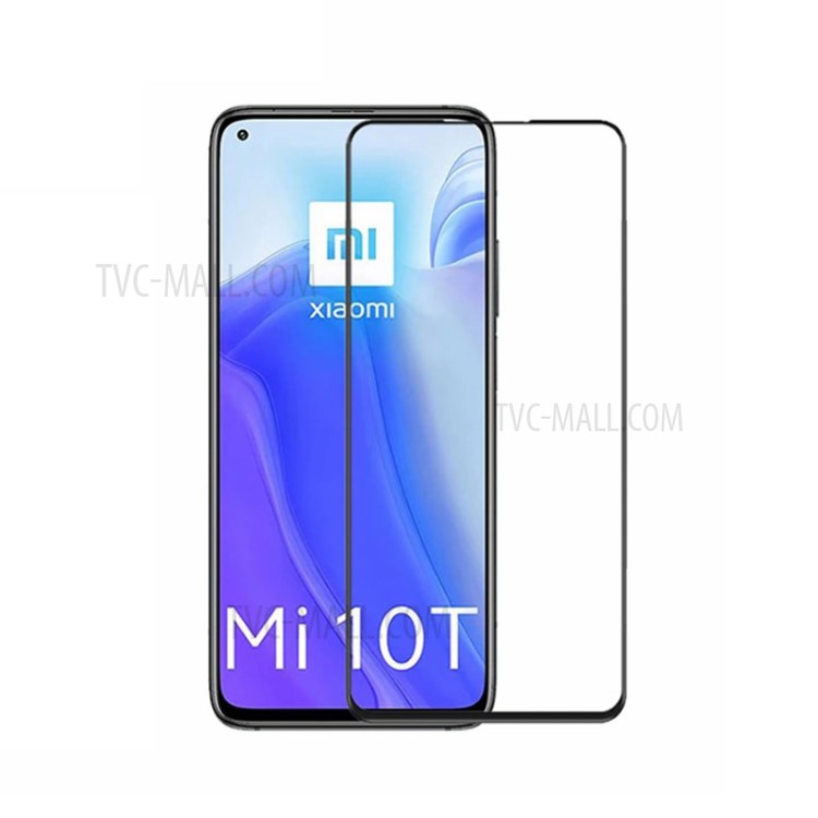 Luanke Volle Abdeckung Seidendruck Vollkleber Gehärtetem Glas Schutzfolie Für Xiaomi Mi 10T 5g / Mi 10t Pro 5g-1