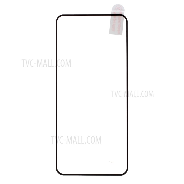Full Coverage Screen Shield (Full Glue) for Xiaomi Poco X3 NFC Silk Printing Tempered Glass Protector-1