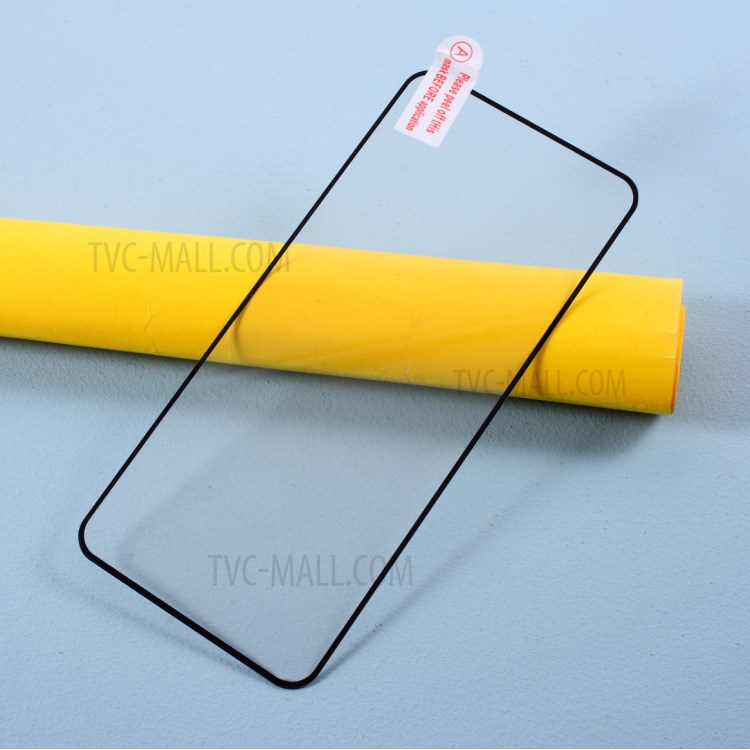 Full Coverage Screen Shield (Full Glue) for Xiaomi Poco X3 NFC Silk Printing Tempered Glass Protector-5