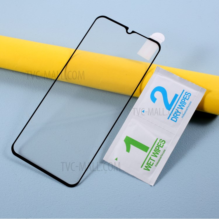 Full Coverage Screen Film for Google Pixel 5 Silk Printing Tempered Glass Protector (Full Glue)-6
