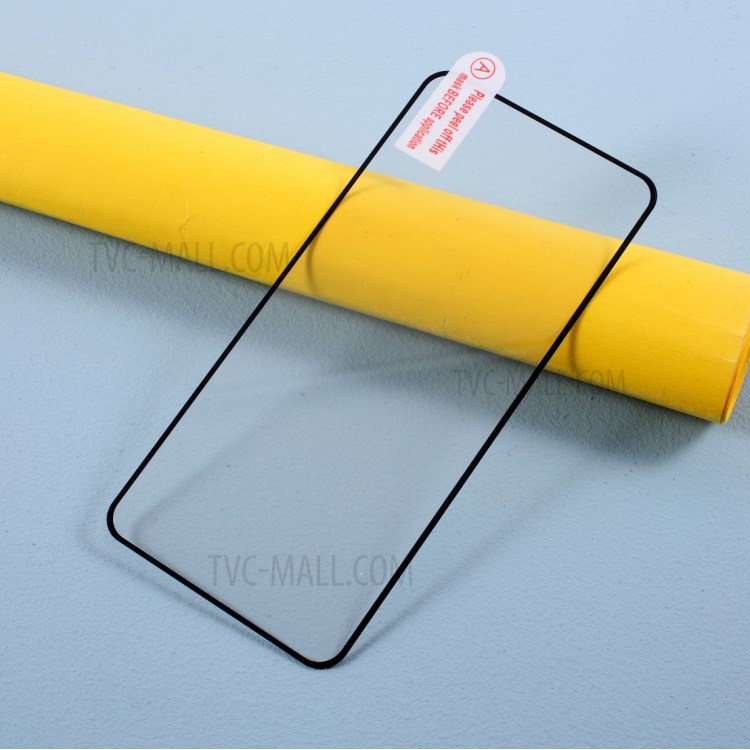 Full Coverage Screen Film for Google Pixel 5 Silk Printing Tempered Glass Shield (Full Glue)-5