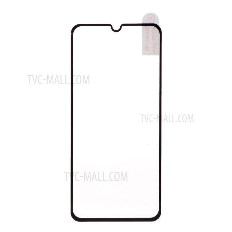 Full Coverage Film for Samsung Galaxy M21s Silk Printing Tempered Glass Shield (Full Glue)-1