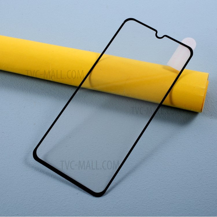 Full Coverage Film for Samsung Galaxy M21s Silk Printing Tempered Glass Shield (Full Glue)-2