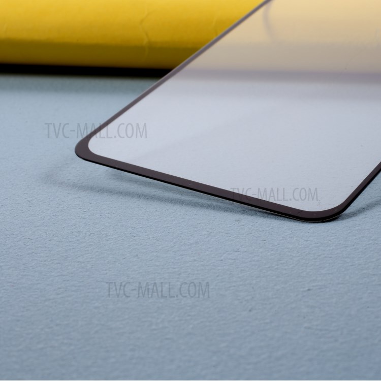 Full Coverage Film for Samsung Galaxy M21s Silk Printing Tempered Glass Shield (Full Glue)-4